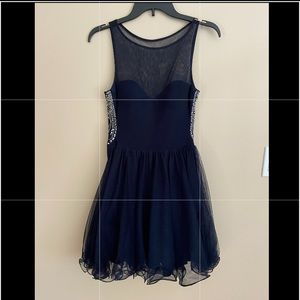 Navy Blue Pearl Formal/Dance Dress